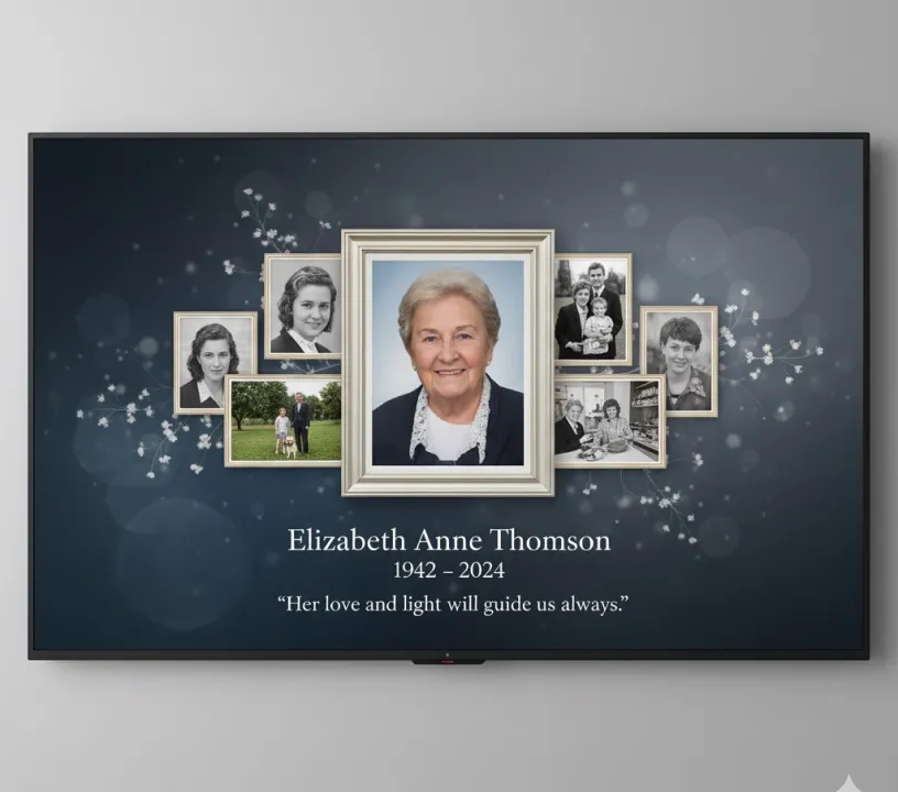 Slideshow tribute